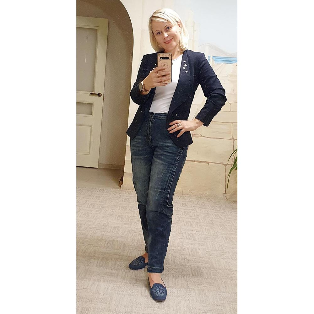 Женские джинсы фасона "бойфренд"