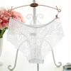 Women's Lace Panties Sexy Underwear Woman Lingerie Briefs Transparent Culotte Pantys Solid Color Underpants Soft