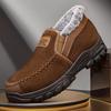Модная Новая Мужская Хлопковая Обувь Модные Плюшевые Зимние Ботинки Мужские Нескользящие Повседневные Спортивные Туфли Комфорт Уличные Мужские Ботильоны Большой Размер 39-48