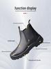 Мужские рабочие ботинки Safety Jogger BESTFIT со стальным подноском - Стиль седла, Защита от ударов, Прокол-защита, Антистатическая Коровья кожа.