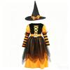 With Hat Witch Costume Dress Makeup Ball Kids Cosplay Dress Halloween Costume Clothes  For Toddlers