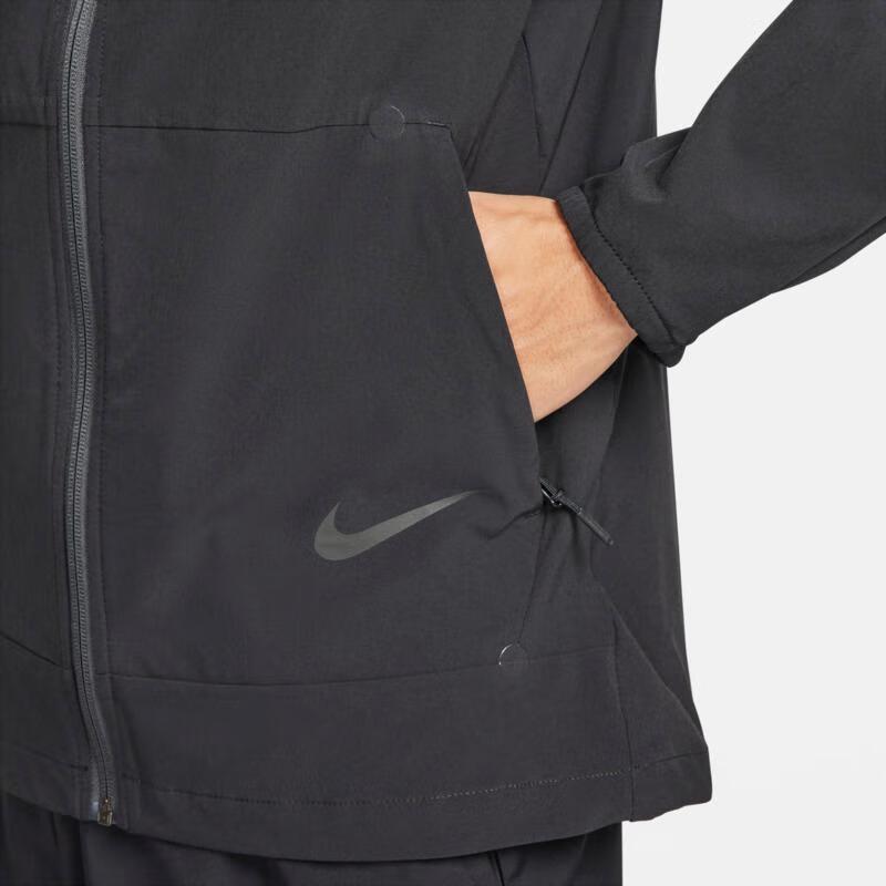 Nike Неограниченная водоотталкивающая куртка с капюшоном для мужчин Черная FZ4771-010