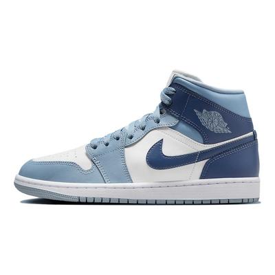 Air 1 Mid Diffused Blue Женские кроссовки Парус сине-серый BQ6472-140