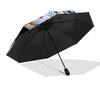 Custom Name Shaun the Sheep Theme Automatic Umbrella, Lightweight & Portable, 8 Rib, Perfect for Outdoor Travel, Birthdays, Christmas, Gifts.