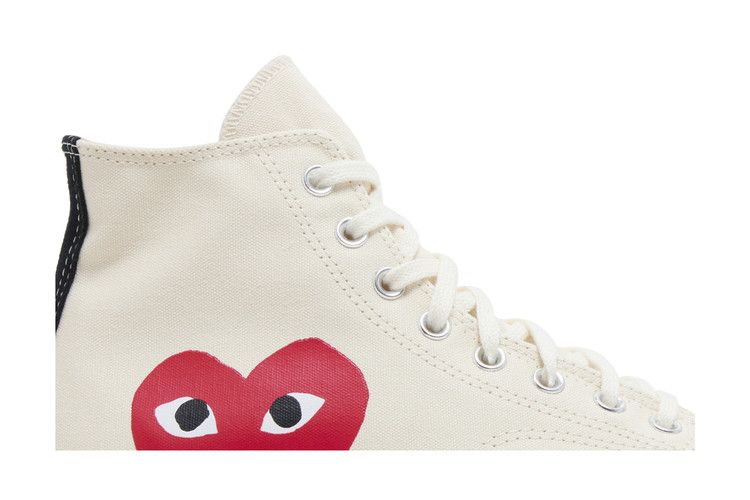 Men's Comme des Garçons Play x Converse Chuck 70 High 'Milk' 2023