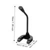 High-Definition Audio Wire Gaming Mic 360° Rotatable Computer Microphone  E-learning