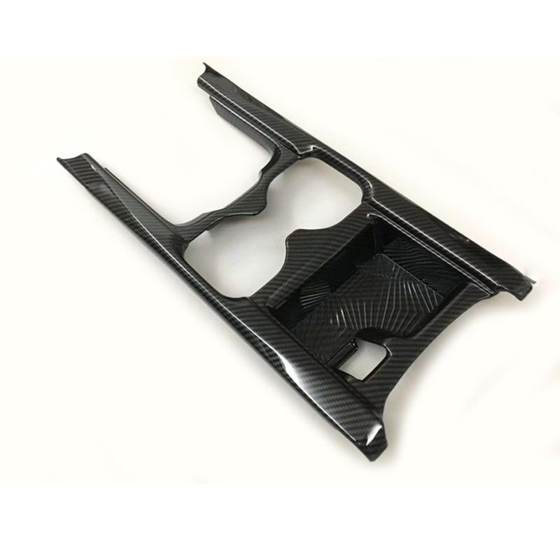 Car ABS Inner Middle Handbrake Shift Stall Paddle Cup Switch Frame Sticker Lamp Trim For Honda CRV CR-V 2017 2018