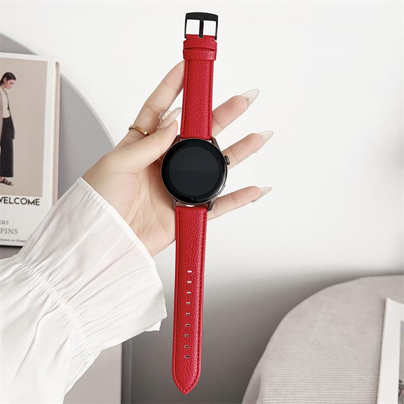 20 мм 22 мм кожаные ремешки для часов Huawei Watch 4/3/GT3/2 Pro Amazfit GTR 4/GTS 4 47 мм 42 мм Samsung Galaxy Watch 3 4/5/6 ремешок для часов