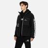 Evisu Мужская плюшевая куртка на молнии с принтом, обычный крой, Черный 2EAGNM3JK5012XXPQ