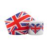 Лента Union Jack 38 мм с принтом флага Великобритании, лента Grosgrain для изготовления бантов для волос, юбилейная лента 