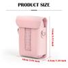 PU Leather Printer Carrying Case Retro with Shoulder Strap Storage Bag Dustproof Shockproof for Fujifilm Instax Mini Link 3