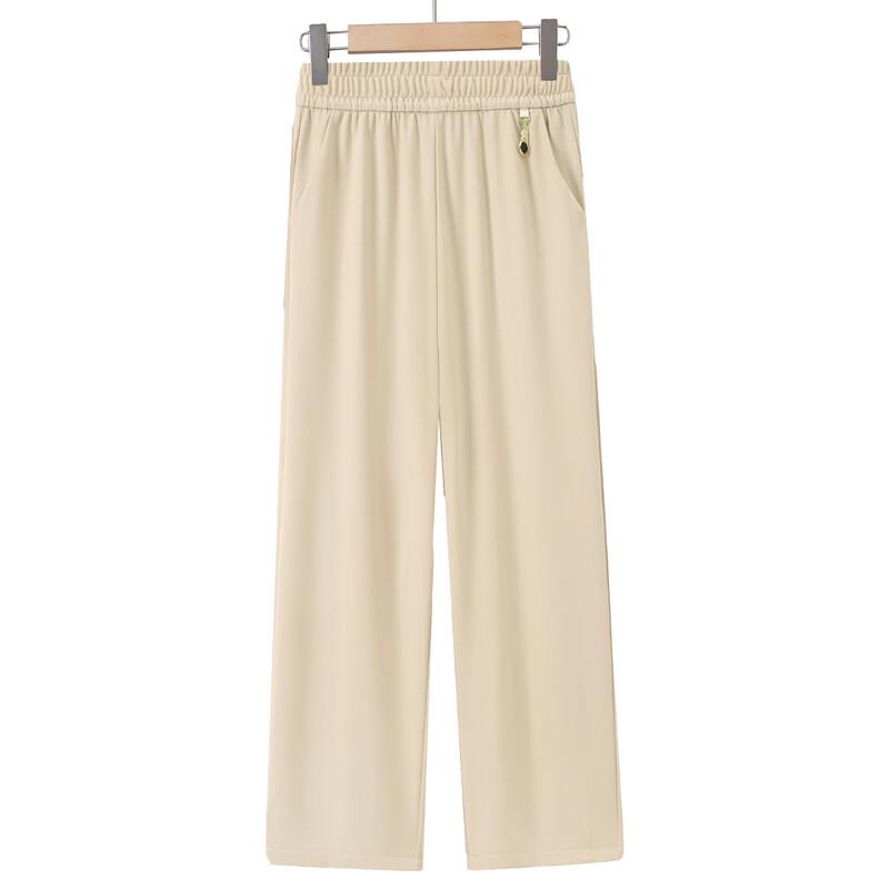 QianLian Women's Summer Straight-Leg Casual Pants