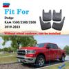 19-2023 FOR Dodge RAM Pickup 1500 2500 3500 Mudguard Fender Mud Flap Guards Splash Mudflaps Car Accessories Front Rear 4pcs