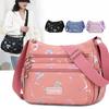 New Multi Layered Shoulder Bag Macaroon Color Mother Bag Light and Casual Large Capacity Multifunctional Messenger Bag Female Bag