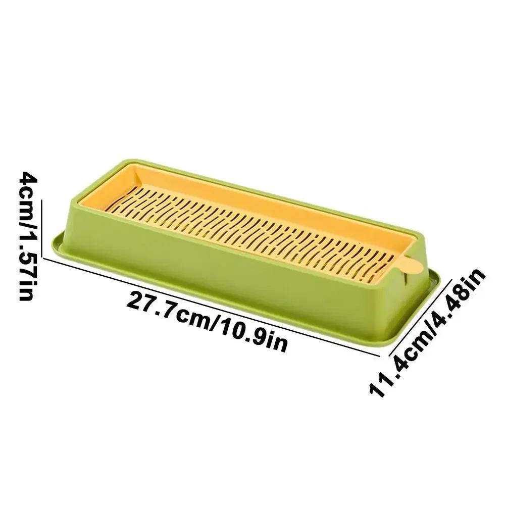Nursery Tray Seed Germination Tray Cat Grass Growing Set Layered Feline Soilless Convenient Cat Grass Set 4 Styles Pet Products