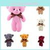 Adorable Plush Teddy Bear Keychain Pendant For Girlfriend Or Kids