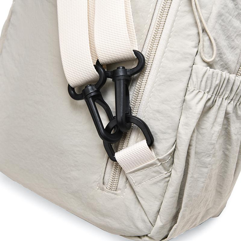 Женская сумка Многофункциональная Спортивная Большая Вместимость Однотонная Нагрудная Сумка Дорожный Рюкзак