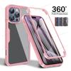 360 Clear Shockproof Case For iPhone 16 Pro Max Screen Back Transparent Cover Full Protection For iPhone 16 Plus 16Pro Max Cases