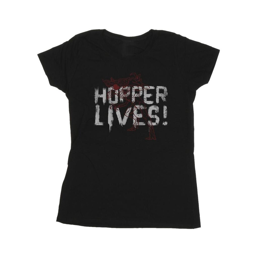 Netflix Womens/Ladies Stranger Things Hoppers Live Cotton T-Shirt