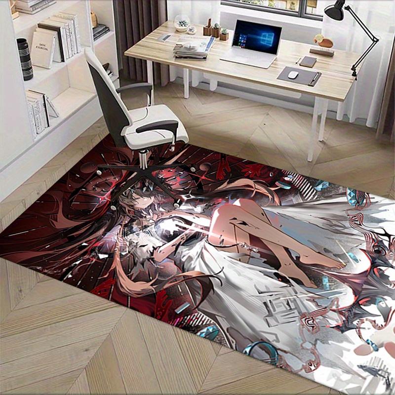 1 шт. Фэнтези, Эфирный, Arknights Коврик для офиса Мягкий полиэстер Коврик для прихожей Моющийся Нескользящий Машин