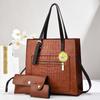 New Stone Pattern Mother and Child Bag Texture Handbag Large Capacity Shoulder Messenger Bag Quality Women's Bag