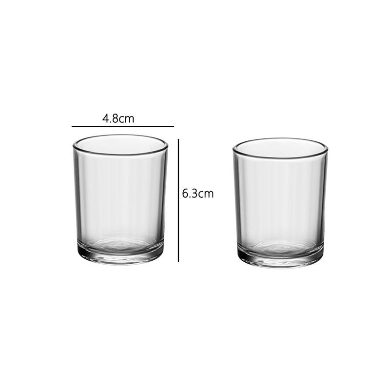 90 мл/71 мл Маленький винный бокал с толстым дном Классическая рюмка для крепких напитков Роскошный бокал для виски Бокал для высококлассного зарубежного вина Барные аксессуары