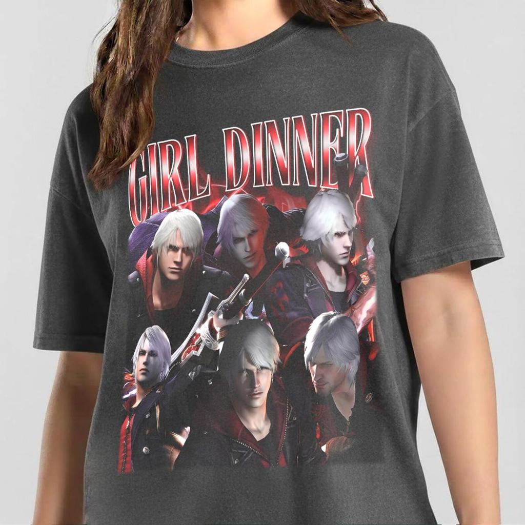 Girl Dinner Nero Bootleg T-shirt, Nero Tee, Nero DMC Video Game SweaT-Shirt