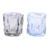 6Pcs Comfortable Grip Irregular Cup Colorful Cocktail Drinking Glasses Whisky Glass Cup  Kitchen