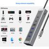 7-портовый USB-C док-станция-разветвитель: USB 3.2 Хаб для ноутбука 7-в-1 Адаптер