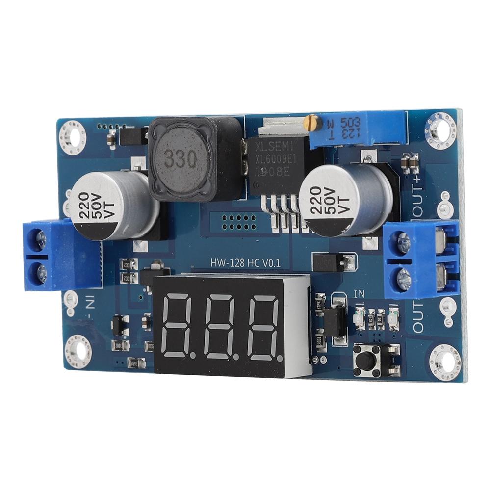 DC DC 4.5V 32V To 5 55V Adjustable Boost Converter Module With Voltmeter Display