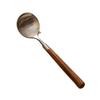 Walnut wood round spoon – как на картинке