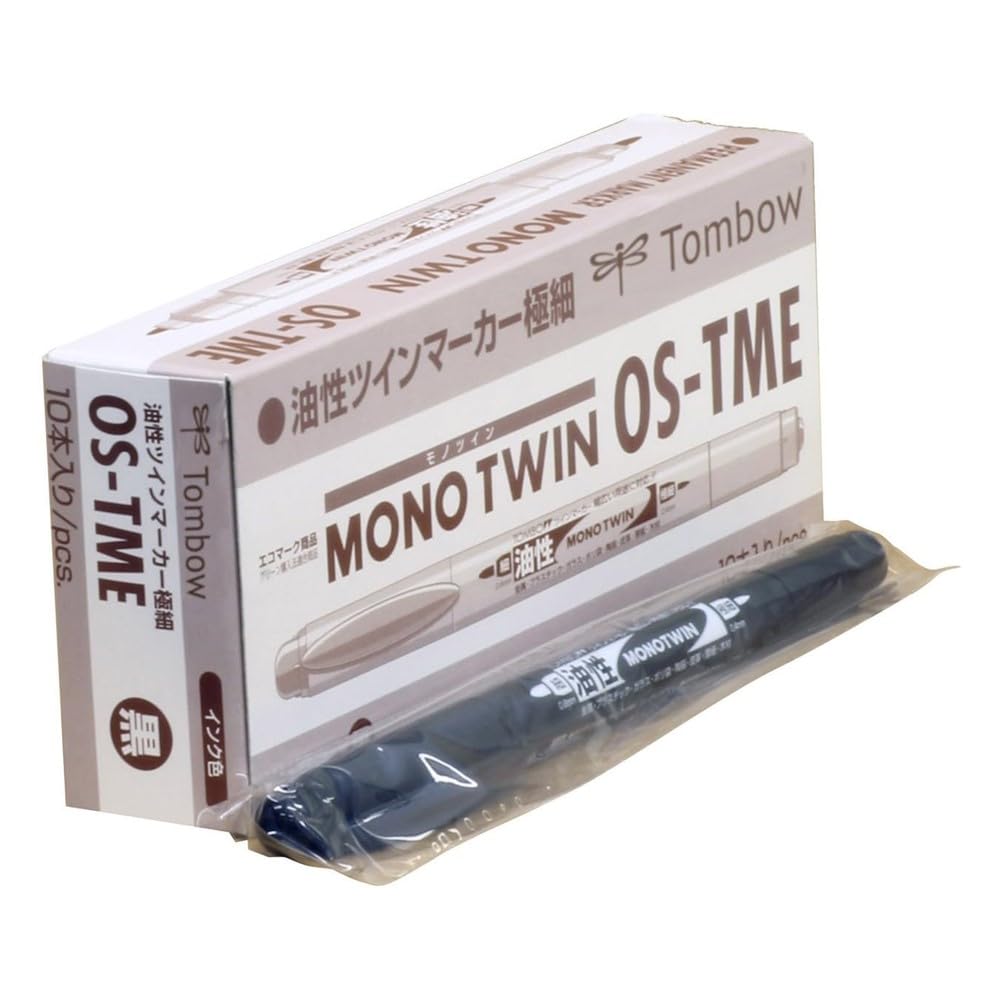 Карандаш Tombow Mono Twin Extra Fine E 10 Масляная ручка, Черная, Ручки, OS-TME33-10P