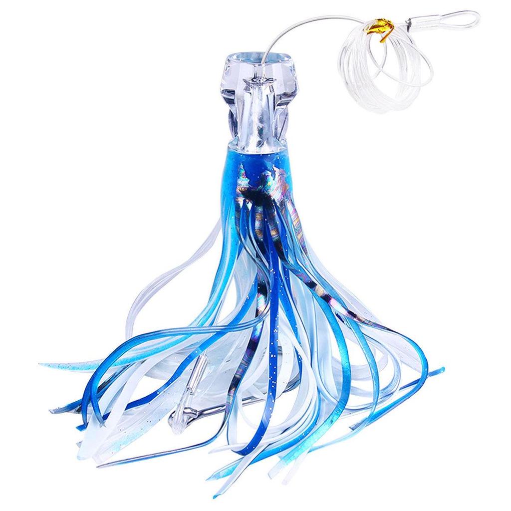 9-Inch Bionic Octopus Soft Bait Lure for Tuna & Sea Fishing - 6 Colors