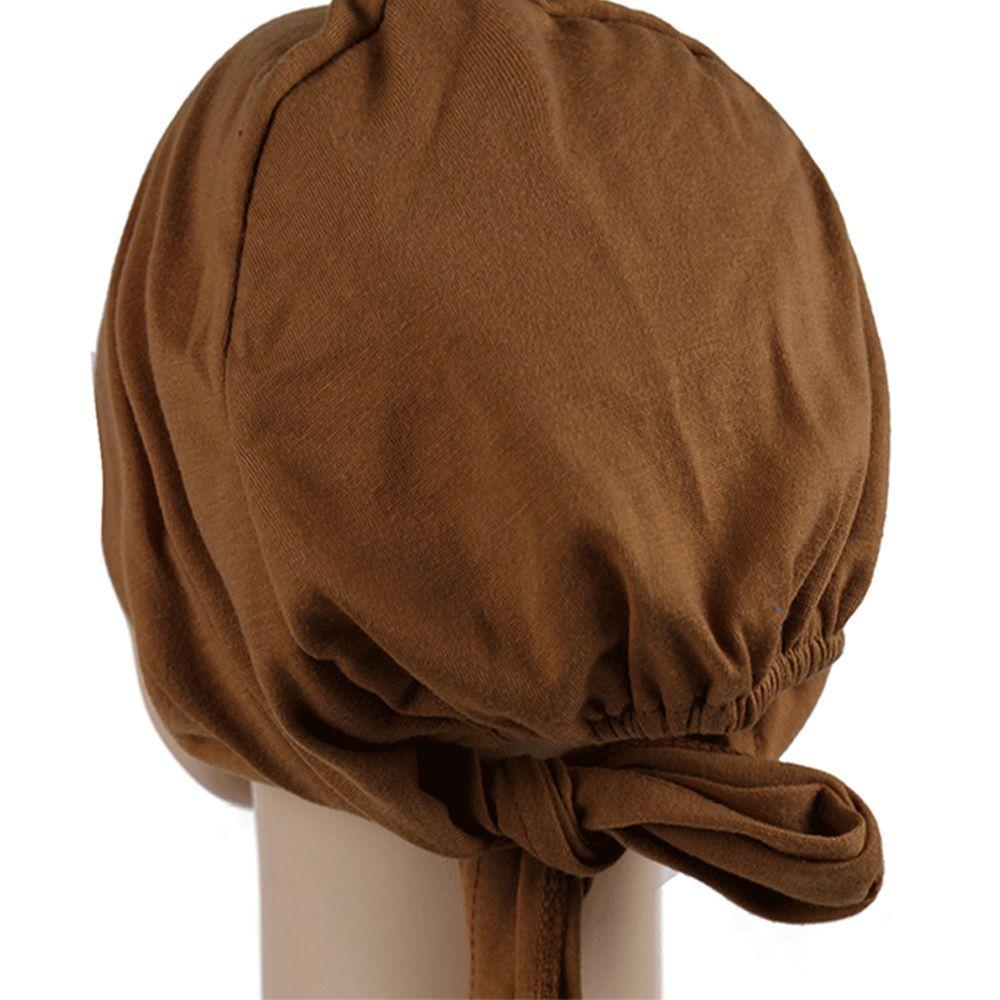 Elastic Underscarf Solid Ladies Beanie Cap Islamic Hijab Muslim Cap Inner Hijab Caps Women's Hijabs