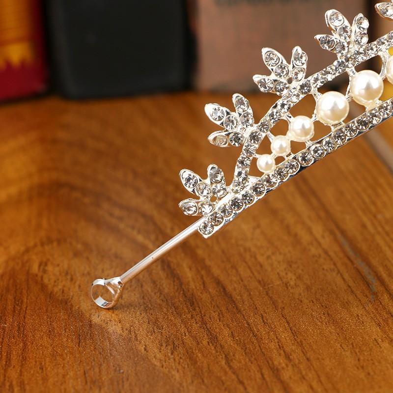 Свадебные украшения корона сплав бриллиантовый глянцевый жемчужный венец тиара корона феникс свадебное платье аксессуары ювелирные изделия