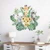 1PC Cartoon Lion Elephant Zebra Giraffe Smiling Face Wall Sticker for Room Bedroom Home Decoration Wall Decal