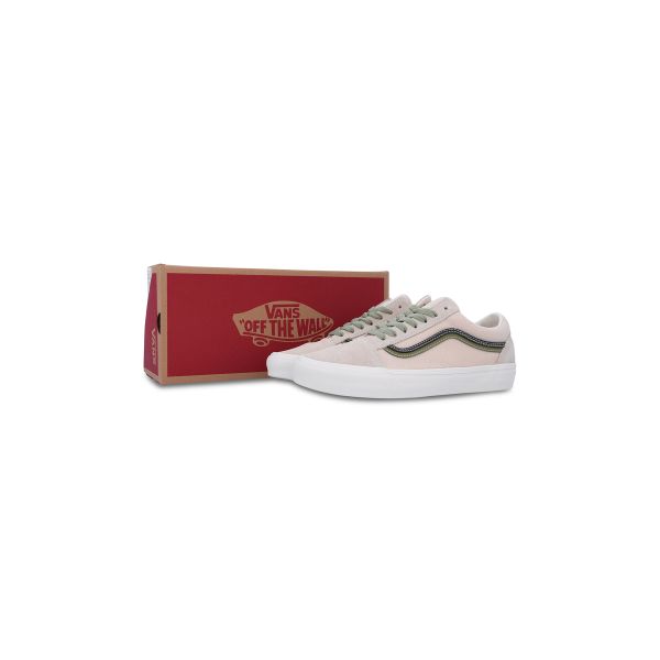 Vans Old Skool Comfortable Durable Low-Top Skate Shoes Men sneaker Light-Pink Beige VN000EG8GIW1