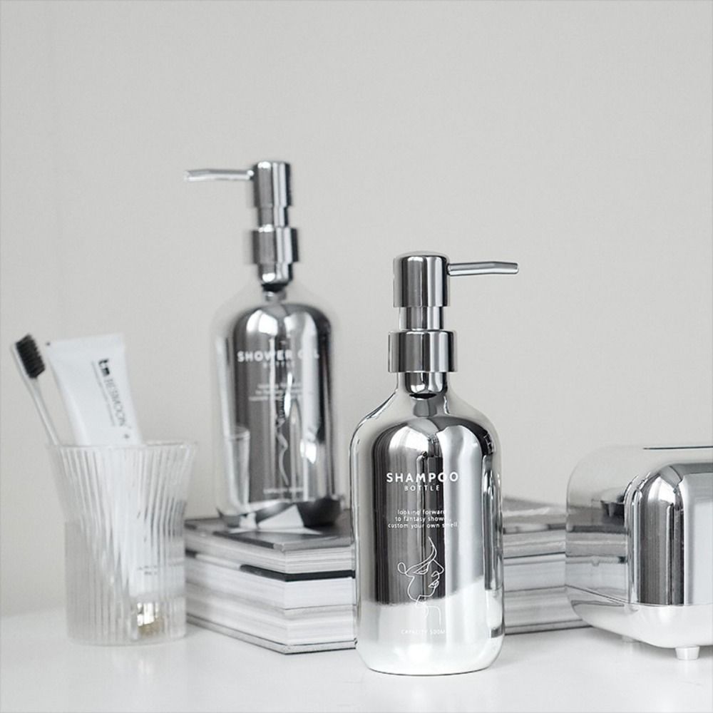 Бутылка Диспенсер для геля для душа и мыла Многоразовые бутылки для шампуня Туалетные принадлежности Контейнер Бутылка с насосом