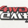 3D Aluminum Car Styling On Chrome Logo 4WD 4X4 Fender Side Rear Trunk Car Decal Emblem Trim Badge Sticker For Truck Auto Styling