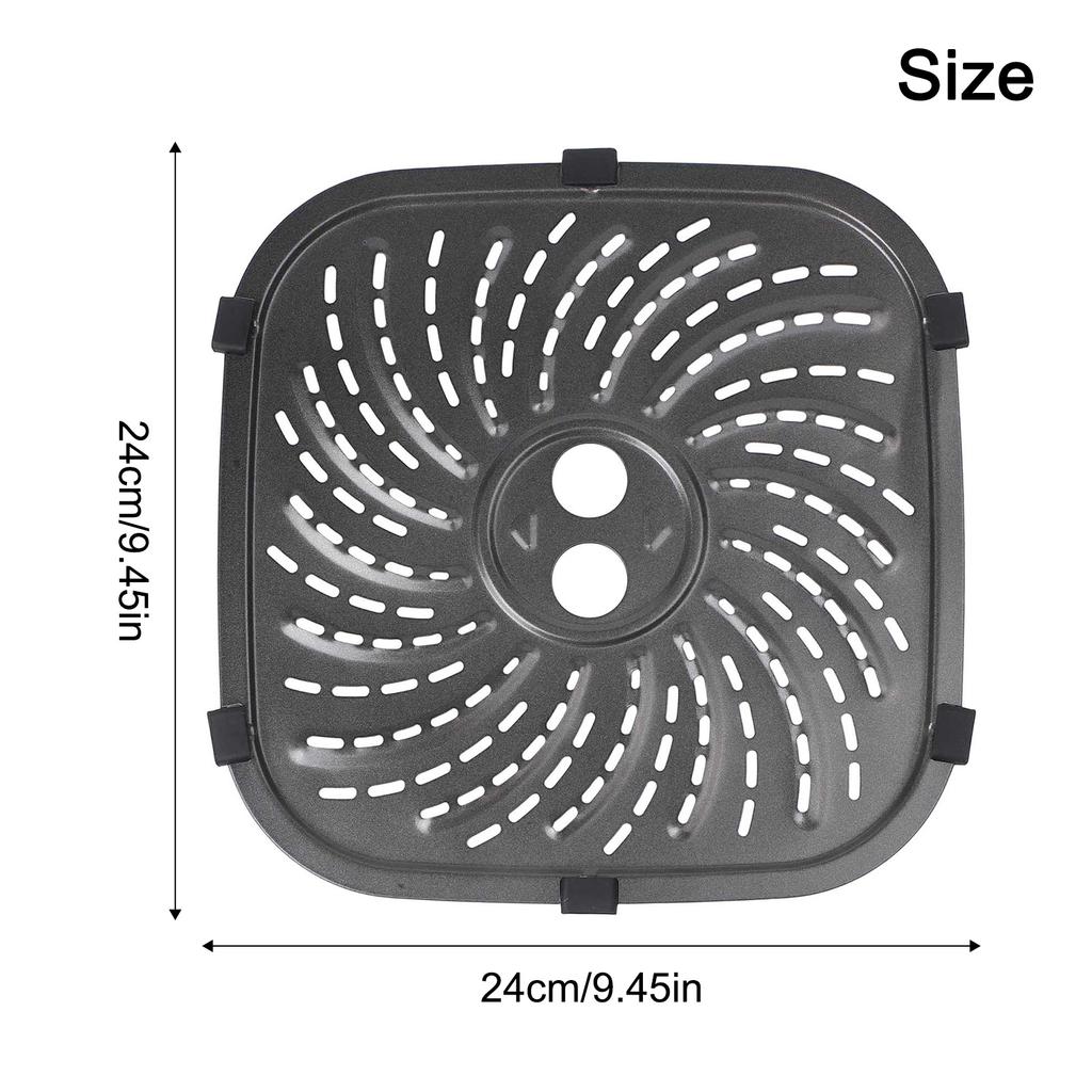 Airfryer Basket Air Fryer Grill Plate For PowerXL For Vortex Pro Air Fryer Plus With Tabs Food Cooking Divider Kitchen Accessory
