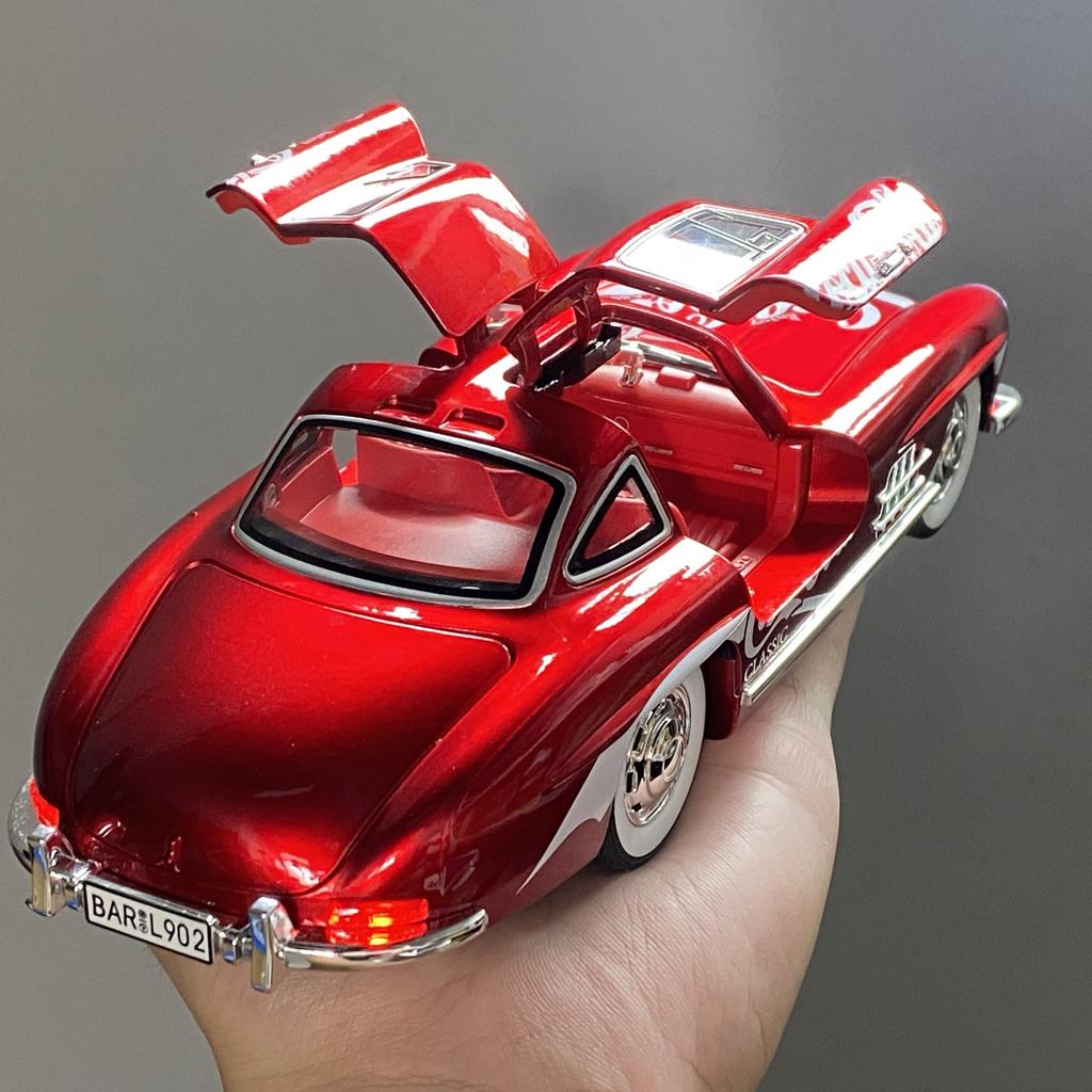 CTMMV1 1:24 Mercedes Benz 300SL Coca Cola Pepsi Cola Classic Vintage Car Alloy Metal Diecast Model Car Children's Toy Car Gifts For Boy