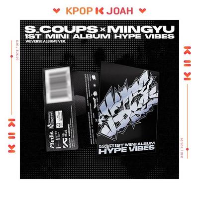 (Альбомы Weverse вер.) S.COUPS X MINGYU из SEVENTEEN (СВТ) [HYPE VIBES] 1-й мини-альбом (29 сентября 2025 г.)