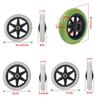 Anti Slip Solid Tire Wheel Wear-resistant Travelling Trolley Caster Wheelchair Front Castor