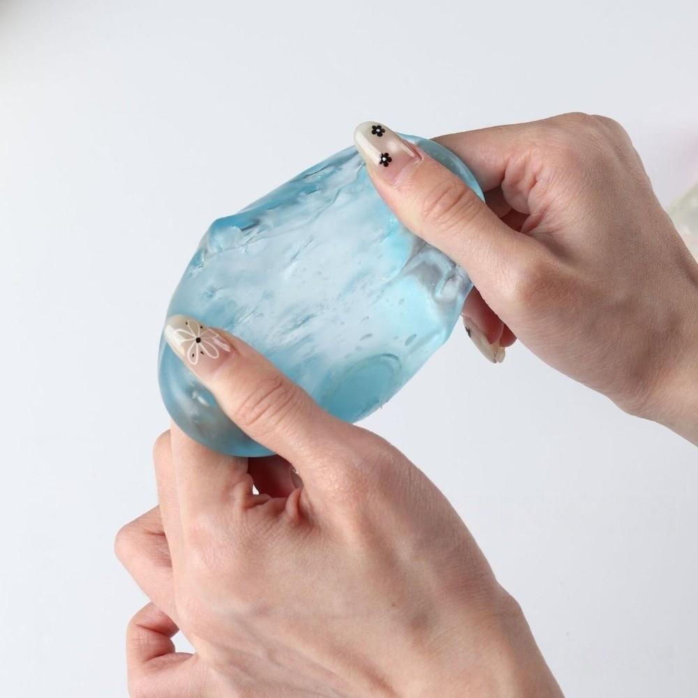 Cube Shape Squeeze Toy Translucence Decompression Toy Stress Relief Sensory Toy  Adult