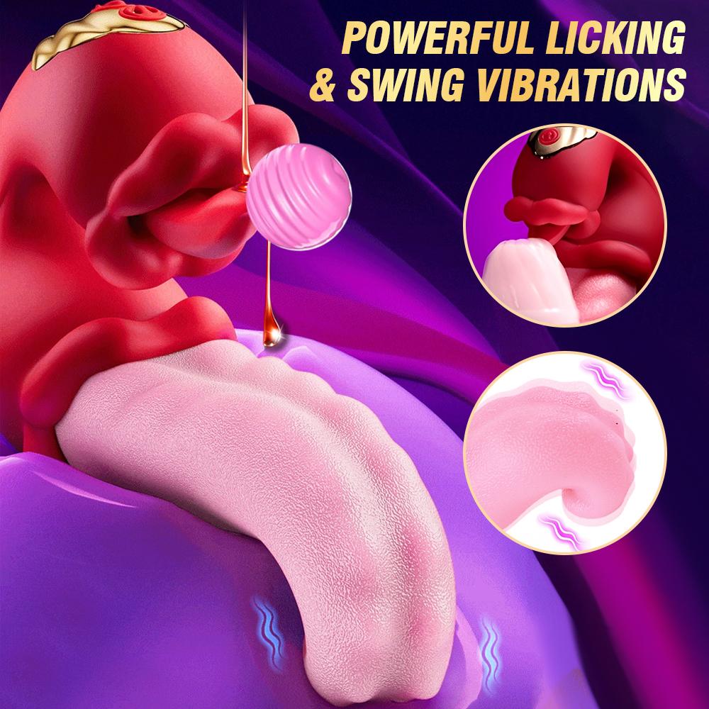 Vibrator Adult Sex Toys for Women 3 In 1 Tongue Thrusting Vibrators Dildo Sex Toys Adult Sex Toys Games for Couples