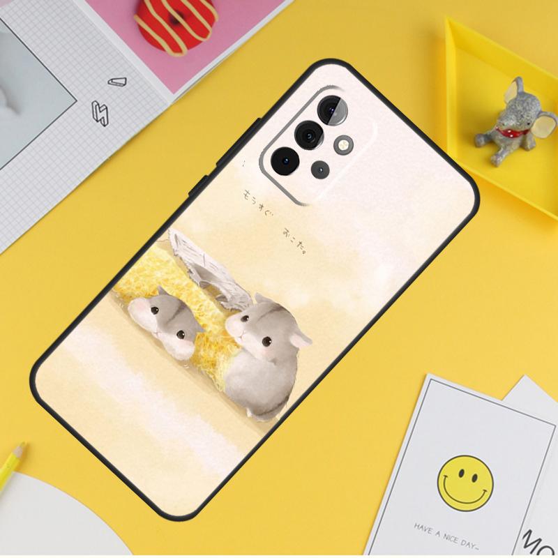 Чехол для телефона «Хомяки» для Samsung Galaxy A14 A34 A54 A12 A32 A52 A51 A71 A53 A33 A13 A15 A25 A35 A55
