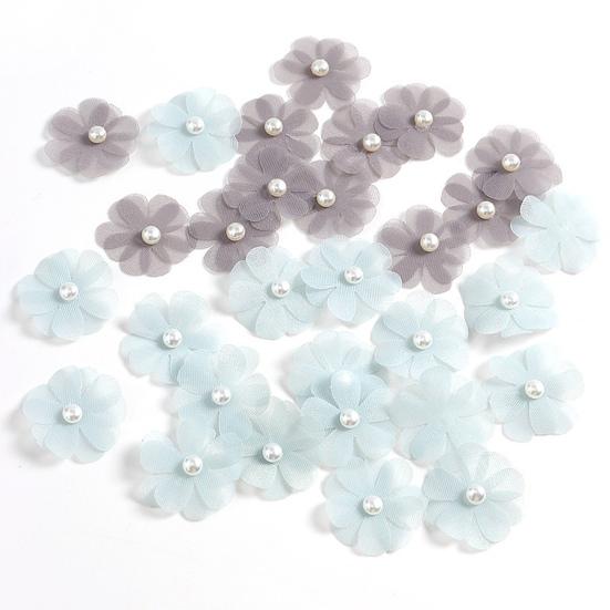 30 шт. искусственный жемчужный цветок своими руками свадебное платье свадебная одежда аксессуары для волос украшения