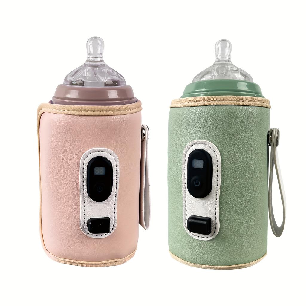 Travel Portable Bottle Thermostat With Five-Position Usb Control And Digital Display For Outdoor Use Comes With Usb Cord.