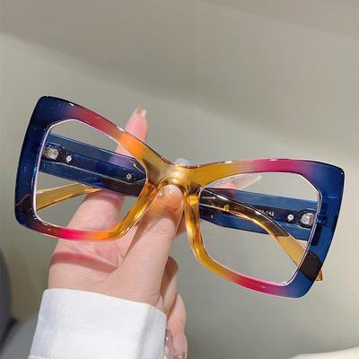 Оверсайз очки формы бабочки женские новая мода блокирующие синий свет оптические оправы милые конфетного цвета оправы очки