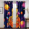 Space Astronauts Planet Cartoon High Shading Curtains Graffiti Colorful Kids 3D Blackout Window Drape for The Living Room New